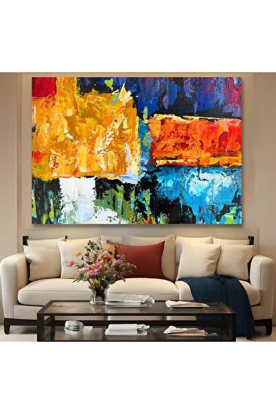 EMYA HOME Εκτύπωση σε καμβά αφηρημένο σχέδιο