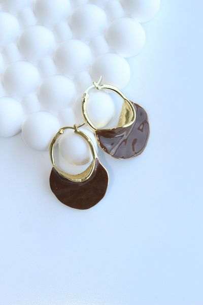 Leo'Stone Elegant Bag Design Dangle Women's Steel Earrings