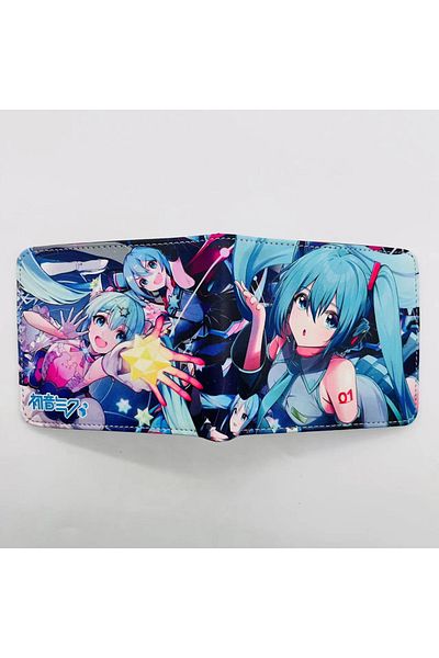 Choice I Hatsune Miku Wallet Kawaii Portable Coin Purse Anime Simple Short Wallet Cute Things for Girls