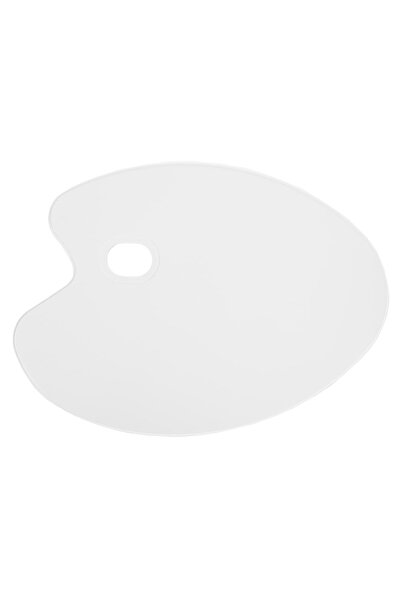 BATS PROFESYONEL GODESİZ OVAL RESİM PALETİ BEYAZ 30 X 40 CM.