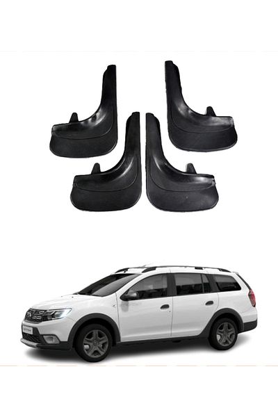 SONİKON LİNE 4-Piece Dust Cover Mudguard Mudguard Compatible with Dacia Logan Mcv All Cases Modified