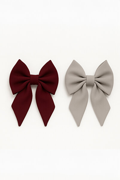 MakeWell أسود أحمر وردي أرجواني كريم بني ألوان القوس كليب على دبابيس الشعر