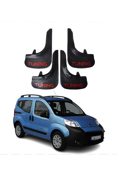 SONİKON LİNE Citroen Nemo Compatible Tuning Written 4-Piece Dust Cover Mudguard Mudguard Modified
