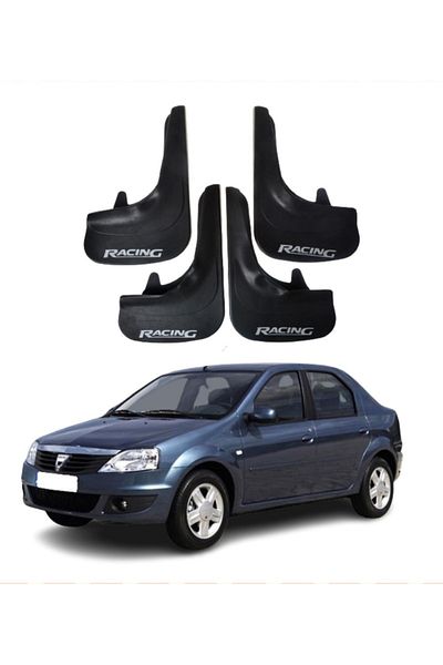 SONİKON LİNE Dacia Logan Sd 2006-2011 Compatible Racing Written 4-Piece Dust Cover Mudguard Mudguard Modified
