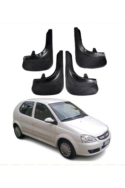 SONİKON LİNE Tata Indica Compatible 4-Piece Dust Cover Mudguard Mudguard Modified