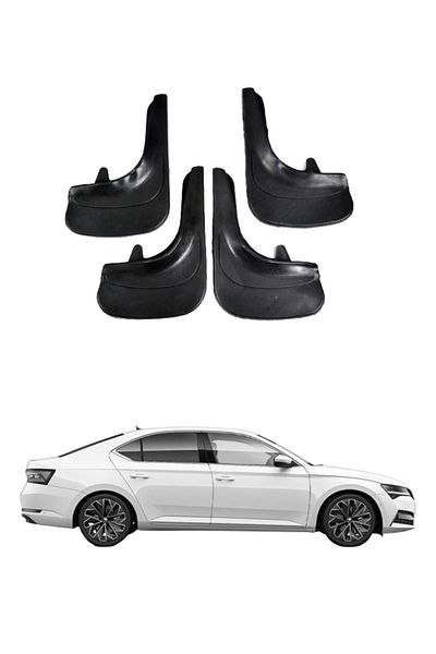 SONİKON LİNE Skoda Superb Compatible 4-Piece Dust Cover Mudguard Mudguard Modified