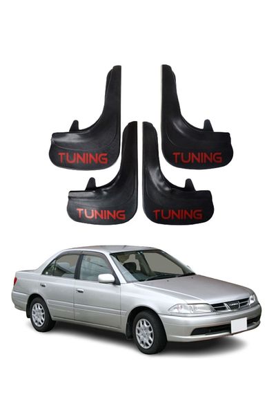 SONİKON LİNE Toyota Carina Compatible Tuning Written 4-Piece Dust Cover Mudguard Mudguard Modified