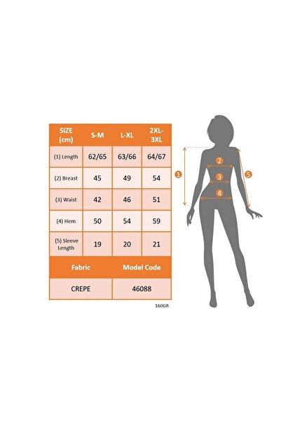 JANES Kadın Kısa Kollu Kare Lazer Yakalı Janjan Krep Bluz