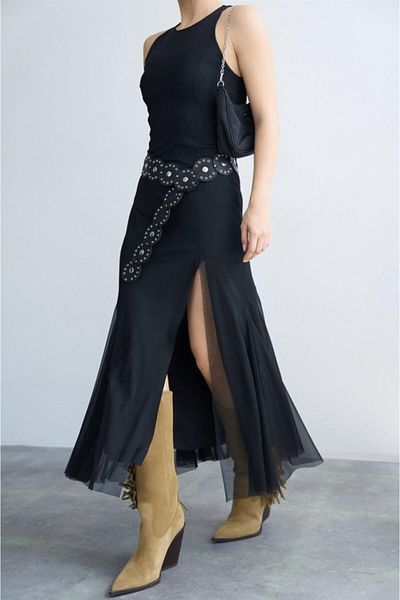 VogueEra Φόρεμα Gelirr Tulle - Μαύρο