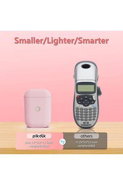 COOYA Mini Bluetooth Label Makers,with Tape,Portable,for Labeling Jars Bins Home Organizing Office