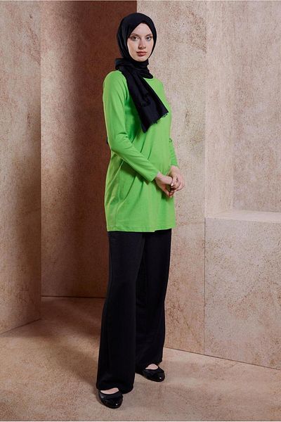 Alvina 44644 MoDel Plain Hijab Tunic