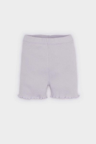 DeFacto Baby Girl 2 Piece Set Ribbed Camisole Short Sleeve T-Shirt Elastic Waist Shorts C0021A525Sm