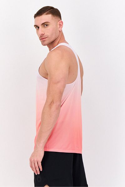 adidas Men Sportswear Fit Sleeveless Training Vest, Coral