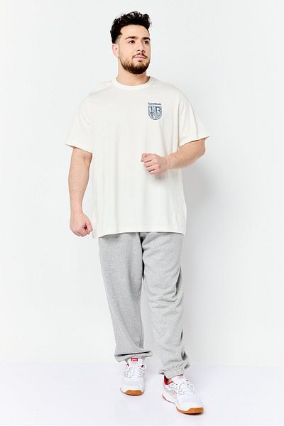 Reebok Men Sportswear Fit Short Sleeve Outdoor T-shirt, White