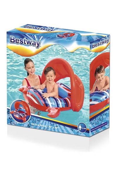 BESTWAY بيست واي ، قارب طفل سرطعان 86 × 66 سم 26-34125