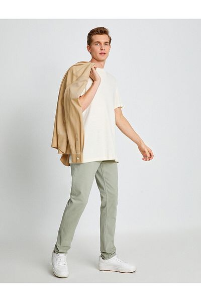 Koton Slim Fit Basic Trousers with 5 Pockets