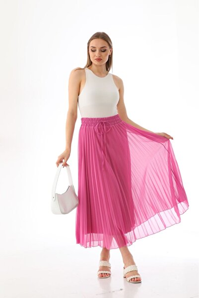 Marvella By Rasha تنورة شيفون بليسيه