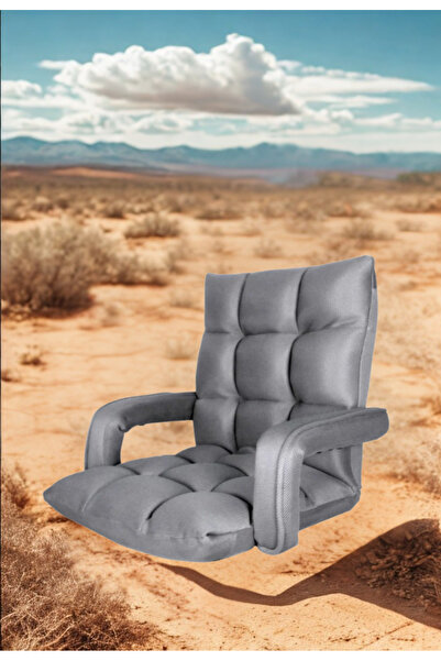 smart home Camping chair set consisting of two chairs, a chair with an adjustable back and armrest