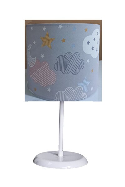 teknotrust Gray Cloudy Fabric Covering Bedroom Children's Room and Baby Room ...