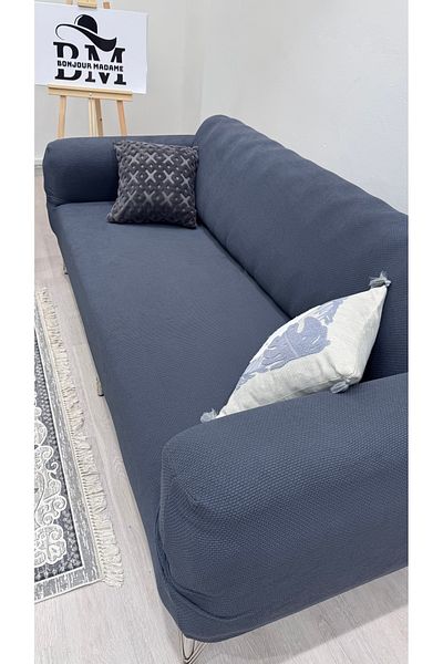 BONJOUR MADAME Seat Cover 3.3.1.1 Seat Cover Jacquard Lycra Fabric. Home Textile Sofa Cover Set
