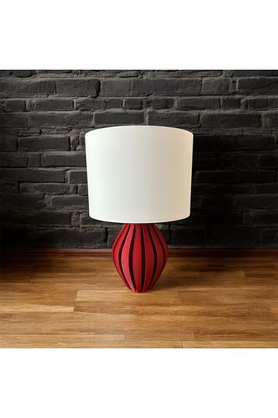 teknotrust Velura Model Lampshade Bulb Gift Night Lamp Table Top Home Gift