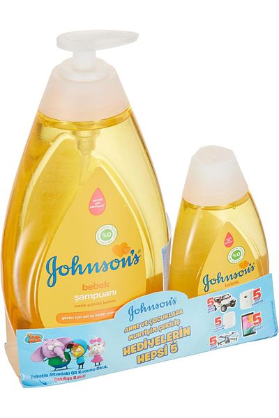 Johnson 's Baby Boze Johnson's Baby - 750 Ml Baby Shampoo and 200 Ml Gift Shampoo