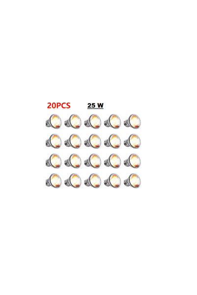KORHAN TEKNİK Uva Uvb Lamba Sürüngen Lambası 25w 20 ADET