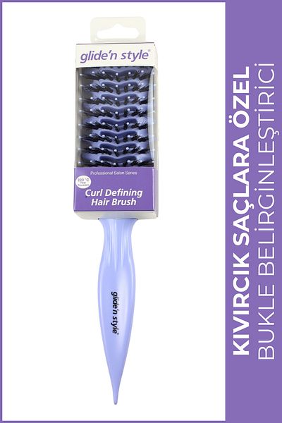 Glide'n Style Curl Defining Comb Brush Special for Curly Hair