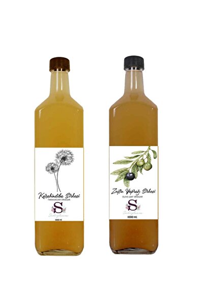 Süheylaana Doğal Karahindiba Sirkesi 1000 Ml - Doğal Zeytin Yaprağı Sirkesi 1...
