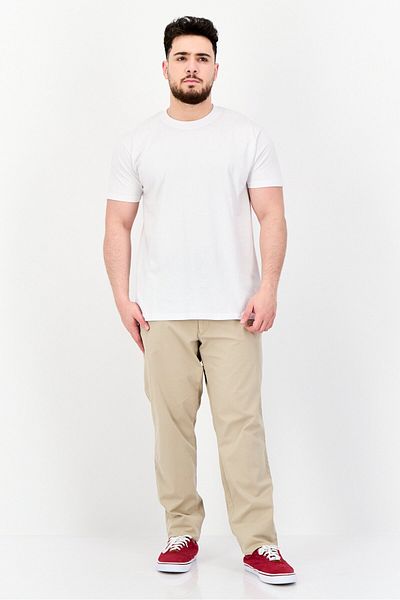Maserati Men Crew Neck Short Sleeve Graphic Print T-shirt, White