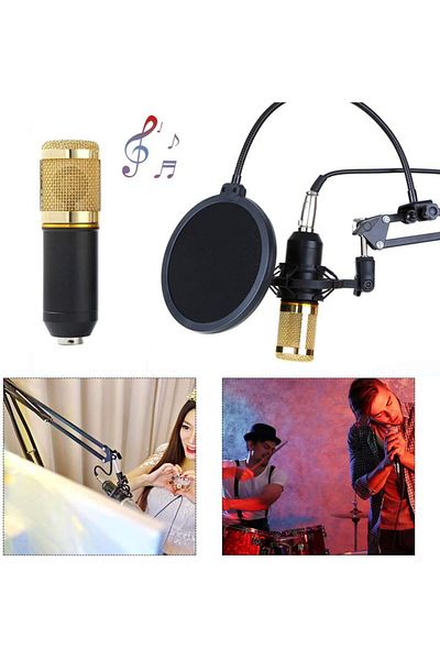 fulina Multi-function live sound card and overhead microphone kit for PC live sound