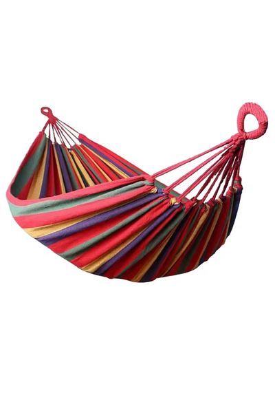 Herum Portable Hammock For Travel, Outdoor Seating, Multicolor, 180 X 80 Cm