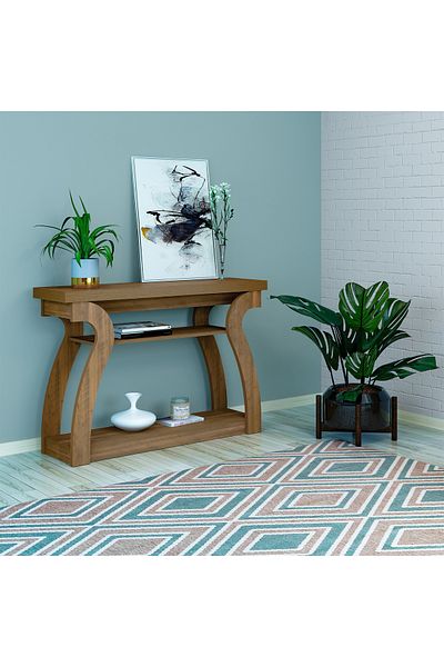 ARTLY Entryway Console Table for Living Room and Home 120*80*33