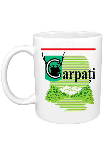OEM Εξατομικευμένη λευκή κούπα "Κούπα με τύπωμα Καρπάθια Όρη", INOVATIX®. 330ml