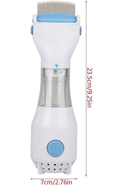 fulina Electric Lice Remover Comb, Detachable Filter,,Hair Cleaning, Remove Lice, Keep Hair Clean and Tidy