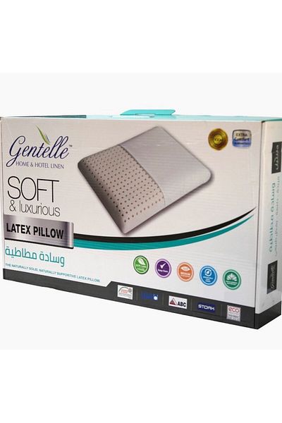 Gentelle 100% Natural Orthopedic Latex Pillow - 40x60 Cm