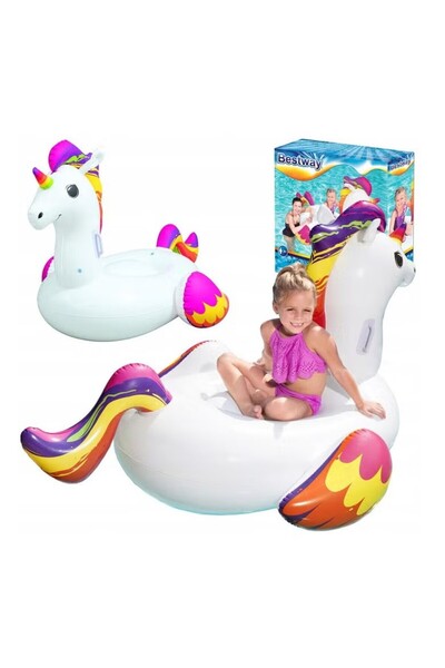 BESTWAY Unicorn Swimming Pool Mat 150X117CM 26-41114