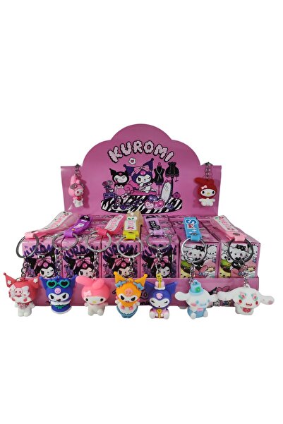 Bakgeldi Sanrio Kuromi Sürpriz Hediye Kutusu 1 Adet Kuromi Figür Anahtarlık Oyuncak