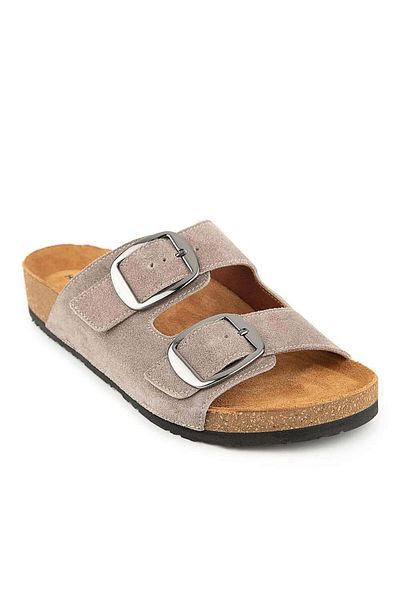 Hush Puppies Chioma 625210 Papuci de damă din piele naturală Toupe