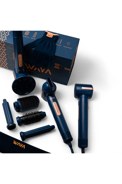 waya وايا جهاز اير ستايل 7 في 1 يمنحك كل ما تحتاجين إليه في جهاز واحد مشط مع ...