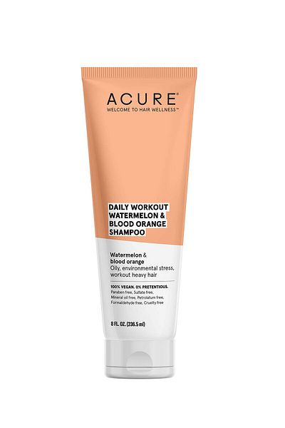 ACURE Daily Workout Watermelon And Blood Orange Shampoo, 8 Oz.