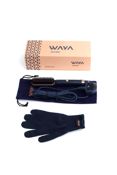 waya مكواة وايا فرشاة حرارية لتصفيف الشعر صغيرة الحجم ستايلر ميني