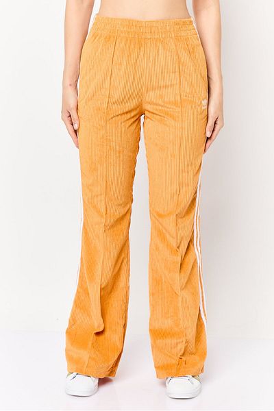 adidas Women Sportswear Fit Outdoor Classics Chunky Velour Pants, Focus Orange