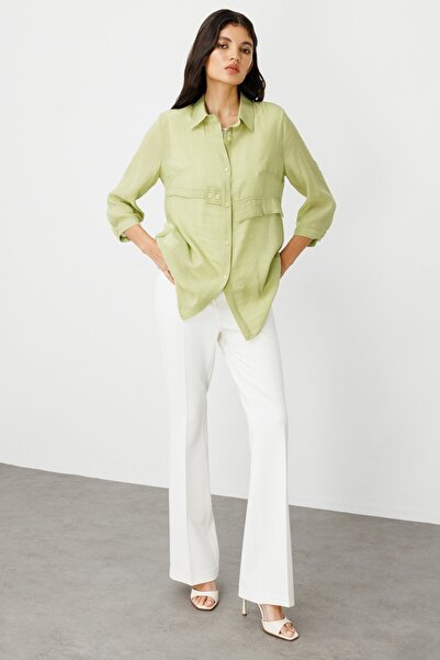 Ekol Buttoned Blouse with Inner Tank Top