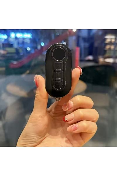 YıldızTuning Fiat 500 500L Clear-Smoked Key Case Cover