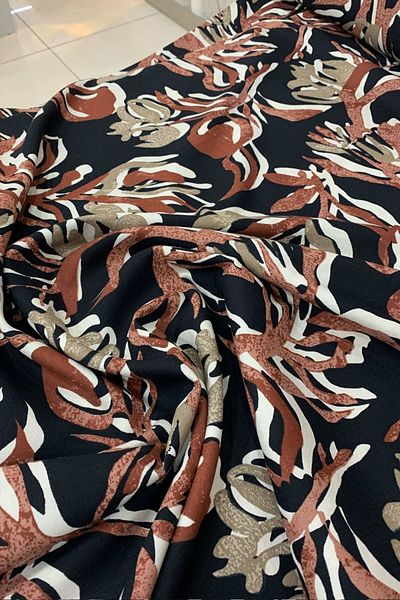 Evimmis Βαμβακερό ύφασμα Lux Viscose Φόρεμα Φούστα Φαρδιά Φόρεμα Πλάτος: 150 cm
