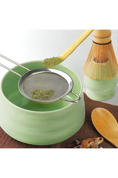 COOYA Matcha Whisk Set, 4pcs Japanese Tea Set, Traditional Matcha Tool Set for Matcha Tea Ceremony
