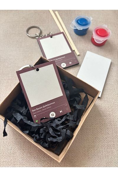 HASODİ Dear Fingerprint Keychain Set