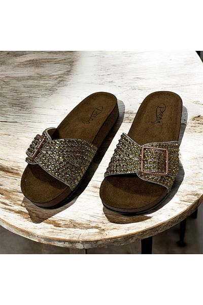 Pienn Pien Stone Orthopedic Petli Terk Buckle Daily Comfortable Slippers
