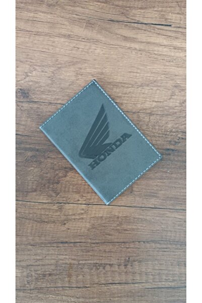 EFE DERİ Efe Leather Honda Motors Leather Stitched Auto License Case License ...